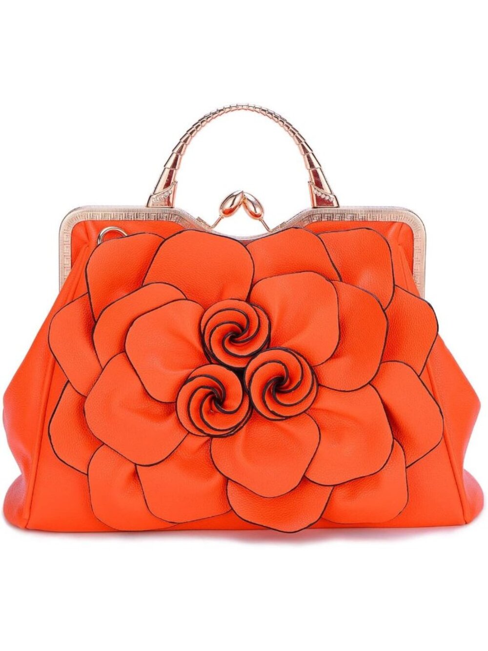 Elegant Floral Evening Clutch Purse for Women - Perfect for Parties & Events